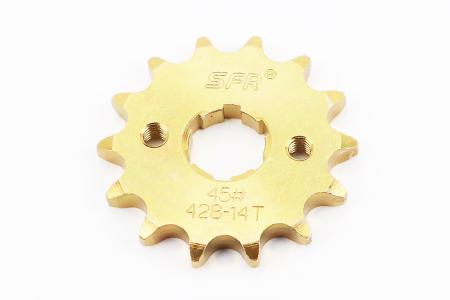 Зірка передня до скутера Viper 125/150J 428-14T SFR GOLD