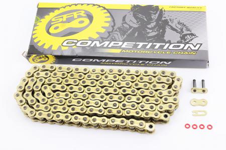 Ланцюг приводу колеса до скутера Viper 125-150J 428HPO 136L GOLD SFR
