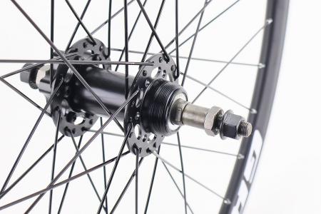 Колесо заднє до велосипеда 27,5" V/Disk-brake GRAVITY, обід та втулка 14Gx36H, під вільнобіг, PRC