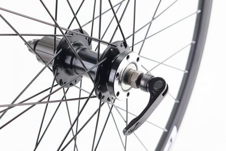 Заднє велосипедне колесо 29" V/Disk-brake, обід крапля, втулка 14Gx36H під касету 8-9шв, ексцентрик PRC
