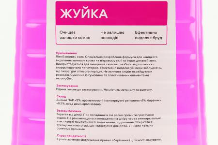Рідина для очищення скла до автомобіля літня 4L "Жуйка" Vira