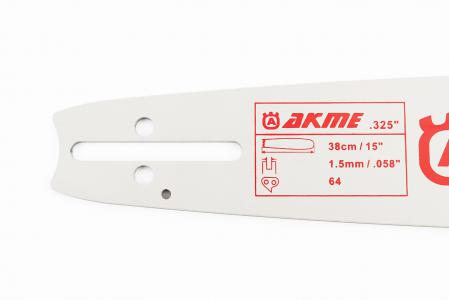 Шина 15" (45 см) 1,5 мм 325, 64 ланки до бензопили, AKME