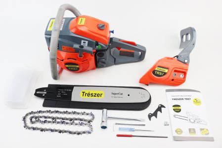 Бензопила TRESZER TRS7 52 см³, 3,8 кВт, шина 15"