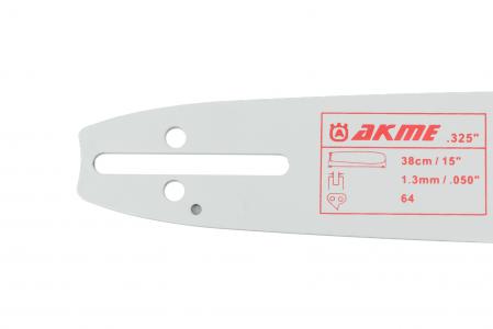 Шина пильна 15" (45 см) 1,3 мм 325 64 зуб. до бензопили AKME