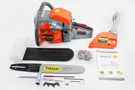 Бензопила TRESZER TRS5, 45 см³, 2.8 кВт, шина 15", ланцюг .325 1,5 мм 64 зуб