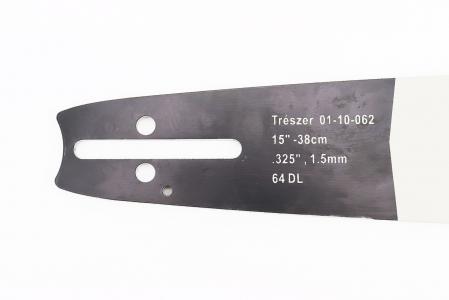 Шина (напрямна) 15" 1.5 мм, 325, 64 ланки, L=45 см до бензопил TRESZER