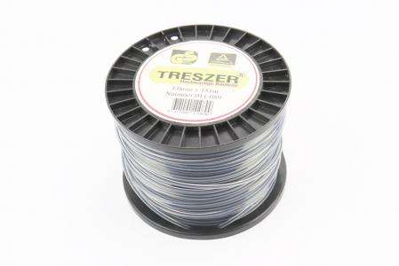 Лісочка до тримера TRESZER 3,0 мм — квадрат, 151 м, двокомпонентна