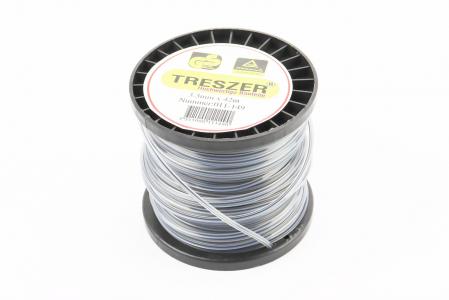 Ліска до тримера триммера TRESZER 3,3 мм, квадратна, 42 м
