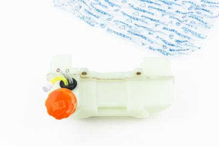 Бак паливний для тримера ZOMAX ZMG-2602 (кріплення 2 отв., бічна довга горловина)