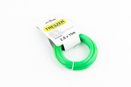 Ліска до тримера TRESZER 2.0 мм × 15 м (зірка)