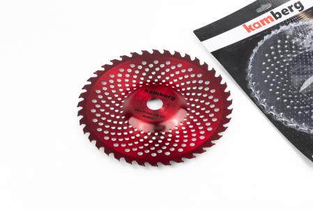 Ніж-тарілка до тримера тріммера 255 мм, 40 зубців (побідитові) KAMBERG RED Bomba