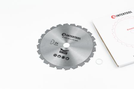 Ніж до тримера тріммера INTERTOOL 228 мм, 24 зуби (DT-2353)
