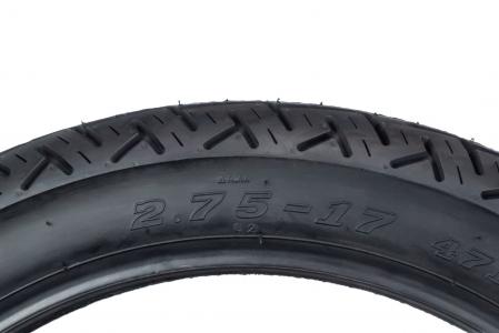 Шина 2,75-17 дорожна камерна до мотоцикла Boos/Mototech