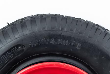 Колесо до тачки 4,00/4,80-8, під вісь 16 мм, камерне