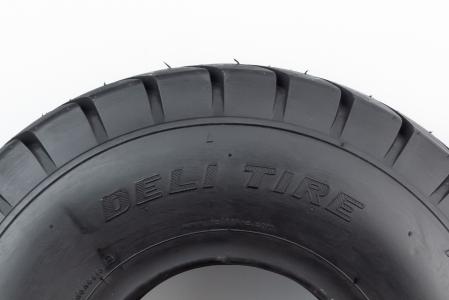 Шина 130/90-6 безкамерна дорожня SJ-799 до скутера/мопеда DELI