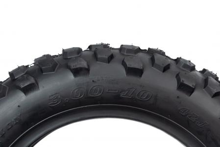 Шина безкамерна 3,00-10 шипована Mototech CROSS 6024 до скутера і мопеда