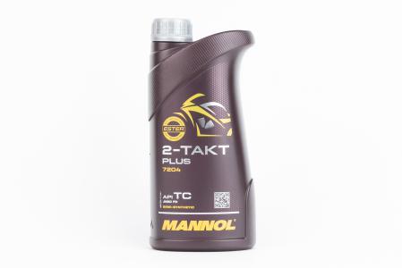 Моторне масло 2T півсинтетичне MANNOL 2-TAKT PLUS, 1 л