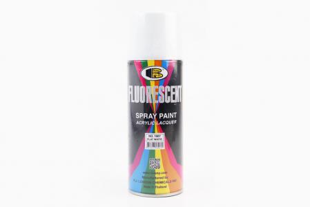 Фарба-спрей BOSNY FLUORESCENT №1007, біла матова, аерозоль 400 мл