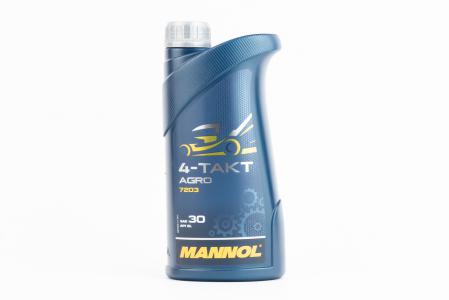 Масло 4T до садової техніки MANNOL AGRO SAE 30, мінеральне, 1 л