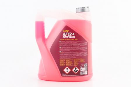Охолоджувальна рідина‑антифриз MANNOL AF12+ -40°C, червона, 5 л