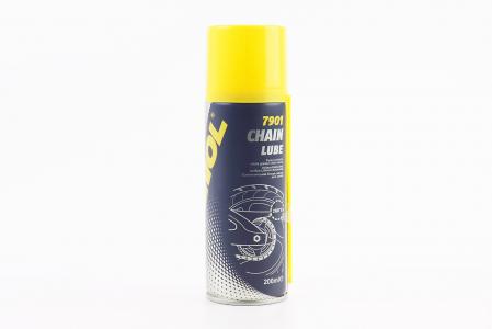 Мастило для приводних ланцюгів MANNOL CHAIN LUBE, біле, аерозоль 200 мл