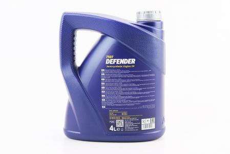 Масло моторне 4T 10W-40 напівсинтетичне DEFENDER, 4L — MANNOL до мотоциклів