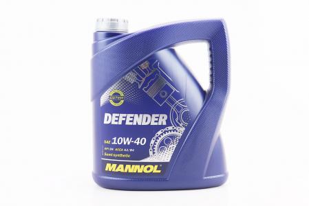 Масло моторне 4T 10W-40 напівсинтетичне DEFENDER, 4L — MANNOL до мотоциклів