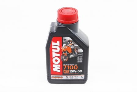 Моторна олива MOTUL 7100 4T 15W-50 синтетична, 1L