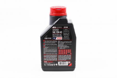 Моторне масло 4T MOTUL 5100 SAE 10W-40, напівсинтетичне, 1 л