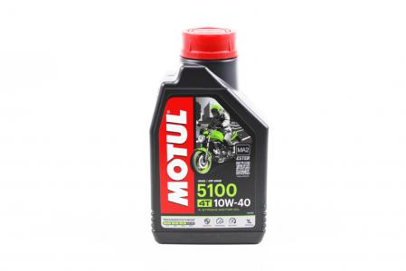 Моторне масло 4T MOTUL 5100 SAE 10W-40, напівсинтетичне, 1 л