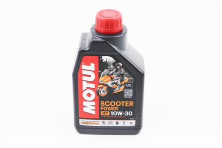 Масло моторне 4T 10W-30 SCOOTER POWER MB, 1 л, MOTUL