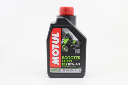 Моторна олива 4T MOTUL SCOOTER EXPERT MA 10W-40 напівсинтетична, 1 л та скутерів