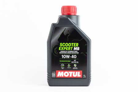 Моторна олива 4T 10W-40 напівсинтетична до скутера MOTUL SCOOTER EXPERT MB, 1 л