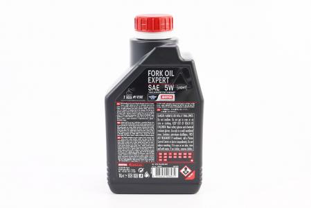 Масло для вилок та амортизаторів MOTUL FORK OIL EXPERT SAE 5W, напівсинтетичне, 1L