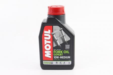 Олія до амортизаторів та телескопічних вилок MOTUL FORK OIL EXPERT SAE 10W, 1L (напівсинтетична)