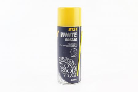 Універсальна літієва змазка WHITE GREASE, аерозоль 450 мл, MANNOL