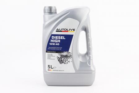 Моторне масло 4T AUTOLIVE DIESEL HIGH 10W-40, напівсинтетичне, 5 л