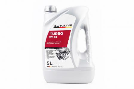 Моторна олива 4T AUTOLIVE DIESEL TURBO 5W-40, синтетична, 5 л — (дизель)