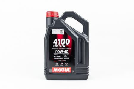 Моторна олива 4T MOTUL 4100 SYN-NERGY SPEC 10W-40, напівсинтетична, 4 л