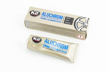 Полірувальна паста для металу та хрому K2 ALUCHROM, 120 г