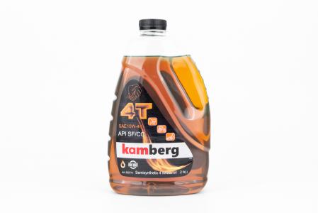 Моторна олива 4T 10W-40 напівсинтетична дизельна, 2 л, KAMBERG