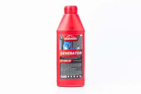 Моторна олива 4T 10W-30 напівсинтетична до генераторів та мототехніки NORVEGO, 1 л