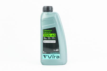 Моторне масло 4T 10W-40 напівсинтетичне Vira, 1 л — до генераторів і садової техніки