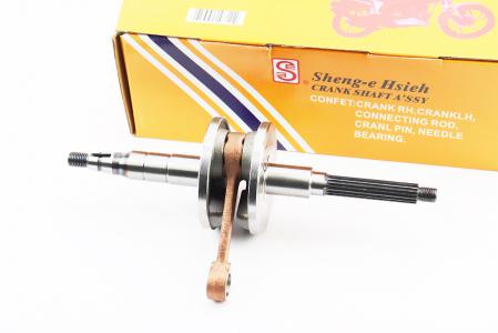 Колінвал для скутера Yamaha JOG50, SEE (жовта коробка)