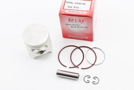 Поршень к-т до скутера Honda LEAD90 48 мм STD (палець 12 мм) MSU, Тайвань