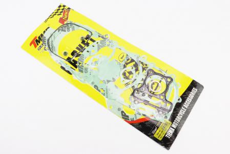 Прокладки двигуна 100 cc, 50 мм, к-кт 16 деталей, короткий варіатор (метал) до скутера 50-100сс 4Т