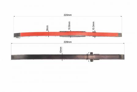 Направляючі ланцюга ГРМ к-кт до скутера 125-150сс 4Т