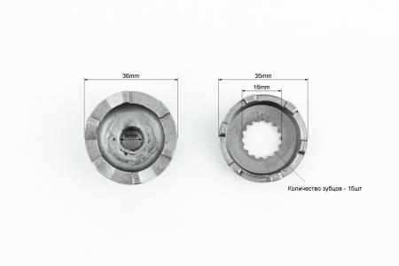 Храповик кікстартера+шайба STELS50/ 90 до скутера Yamaha