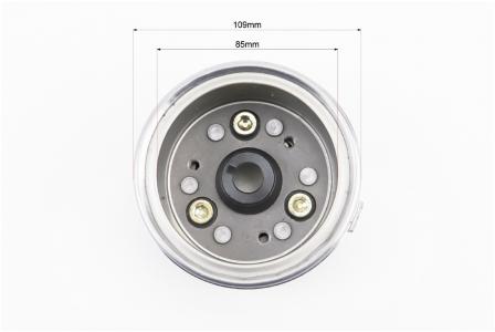 Ротор магнето (на 6 котушок) з обгінною муфтою тип 2 до мопеда DELTA