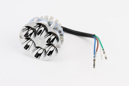 Фари круглої внутрішня частина 6-LED, 80 мм, TUNING до мопеда DELTA